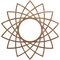 Ekena Millwork Eleanor Wood Fretwork Pierced Ceiling Medallion, Walnut, 22"OD x 8 1/2"ID x 1/4"T CMWP22X22X0250EAWA - alternate 1